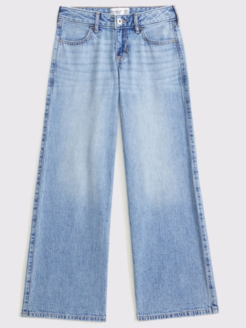 Abercrombie Kids low rise baggy jeans